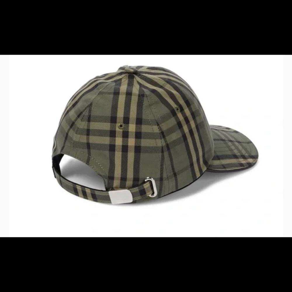 NEW Burberry green iconic hat - Picture 3 of 3